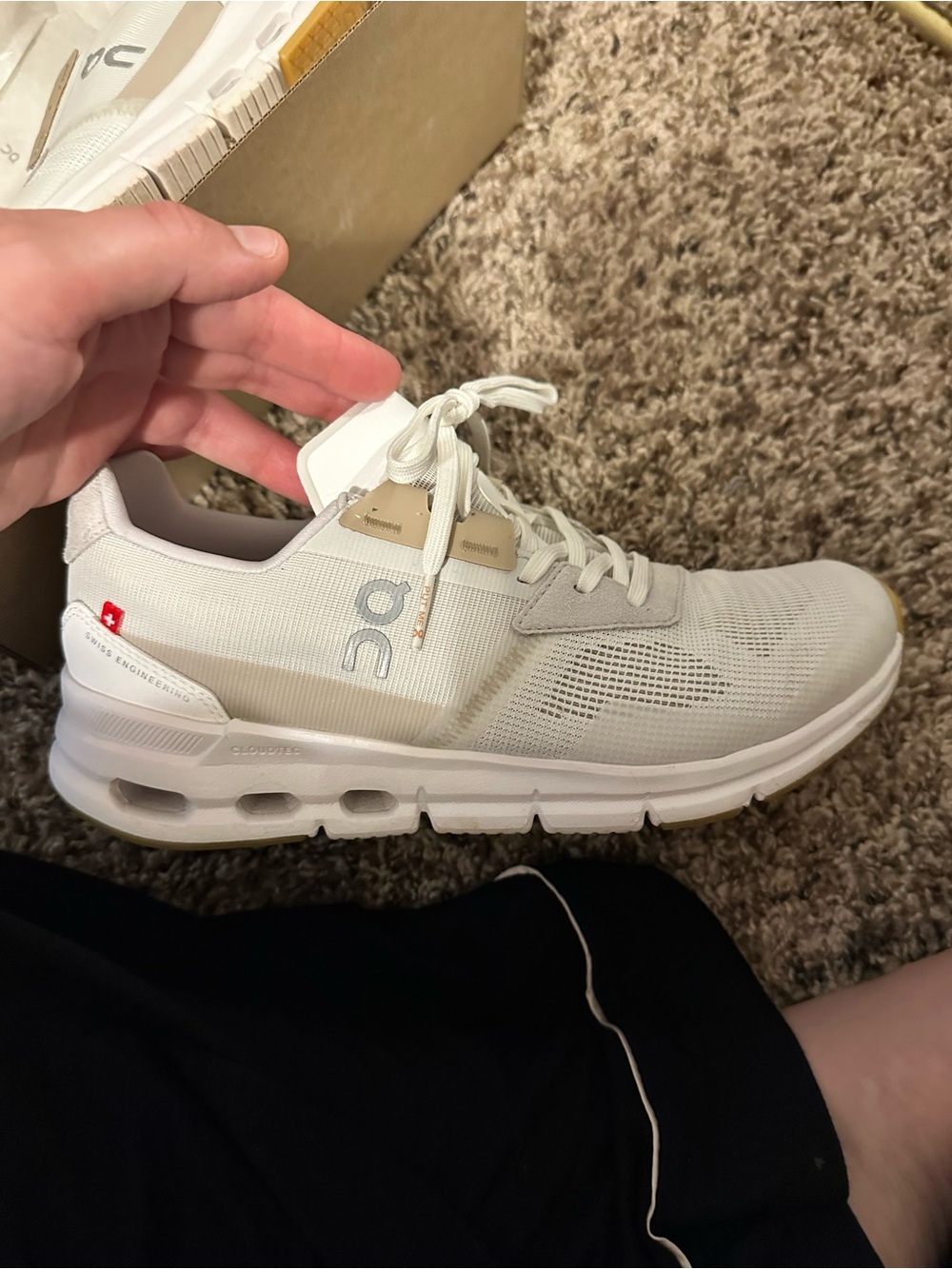 On Running women’s  Cloudnova White Low-Top Running Shoe